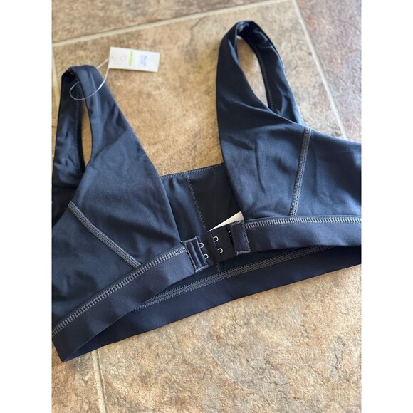 Aerie Goals Sweat Sports Bra Black Size Medium - Picture 5 of 6